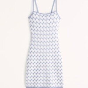 Abercrombie Jacquard Open Back Mini Dress